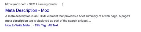 moz meta description|Beginner's Guide to Writing Metadata .